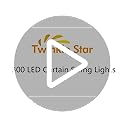 Twinkle Star 300 LED Curtain String Lights, 8 Modes Plug in Fairy Lights for Bedroom,Wedding,Party,Birthday, Hanging Twink...