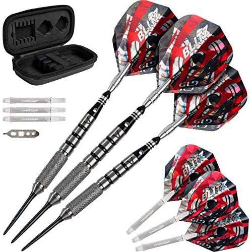 Viper Blitz 95% Tungsten Steel Tip Darts with Storage/Travel Case