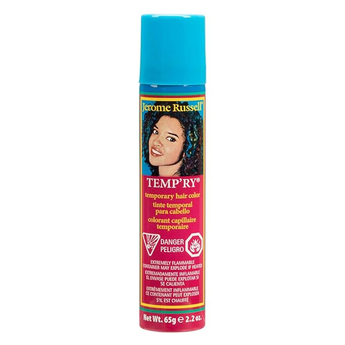 Jerome Russell Temporary Hair Color Spray, Honey Blonde - Intense Spray-On Temporary Hair Color, Fast-Drying, Non-Sticky, Travel Size Hair Dye for Instant Vivid Hair Color, 2.2 oz