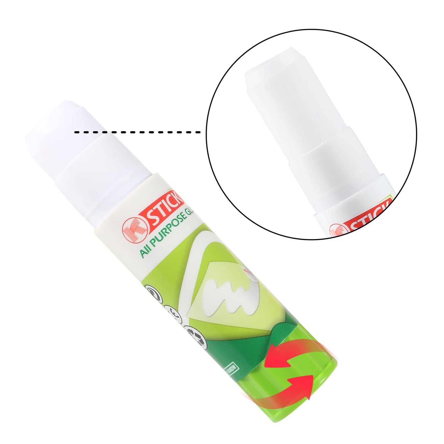 Aceirmc 3D Printer Glue Stick For Hot Bed Print Filament Pla Abs Pet Petg Washable Anti-Tilt Non-Toxic - 21G(Pack Of 3) (3Pcs)