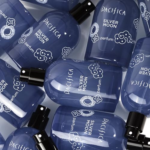 Pacifica Silver Moon Vanilla Almond Spice Perfume – Warm Gourmand Clean Fragrance for Women, 2 fl oz (Vegan & Cruelty-Free)