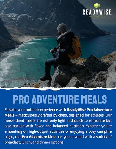 ReadyWise Outdoor Pro Adventure Meal Beef Stroganoff with Cream Sauce, Premium Freeze-Dried Food for Camping, Hiking, and ...