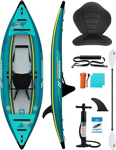 Inflatable Kayak & 90.5in Kayak Paddle