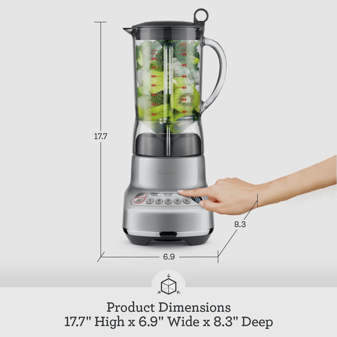 Breville BBL620BTR Fresh and Furious Blender, Black Truffle