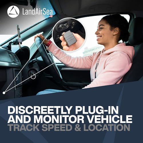 LandAirSea Sync GPS Tracker - 8.95 per month. Full Global Coverage. 4G LTE Real-Time Tracking for Vehicle, Asset, Fleet, a...