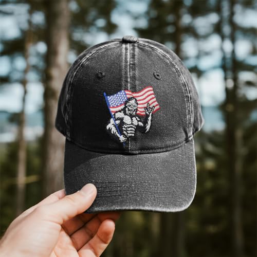 Vitælle Gifts for Women Men - Bigfoot Hat Sasquatch Hat Cotton Baseball Cap with Sweatband Gift for Halloween Christmas