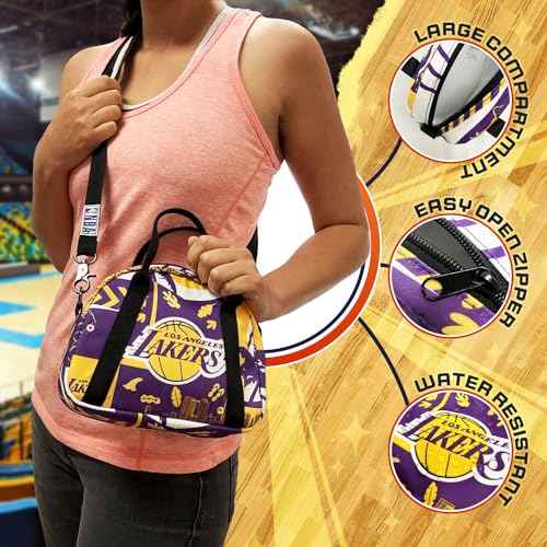 Pro Specialties Group Los angeles Lakers Crossbody Purse for woman