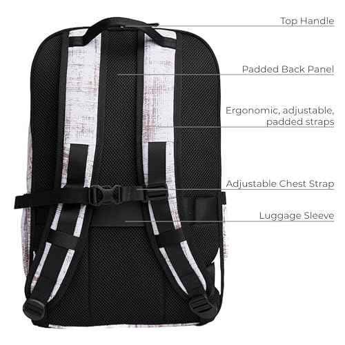VOORAY 25L 2nd Avenue Backpack, Large - Travel, Gym & Sports Backpack - Pebble