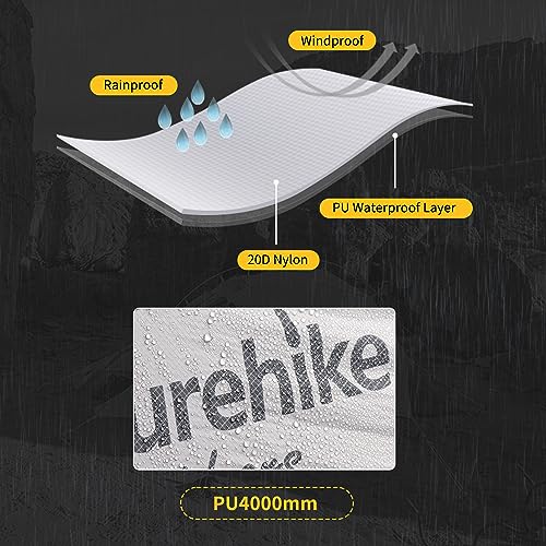 Naturehike Mongar 2 Person 3 Season Camping Tent Ultralight Backpacking Tent for Hiking Cycling