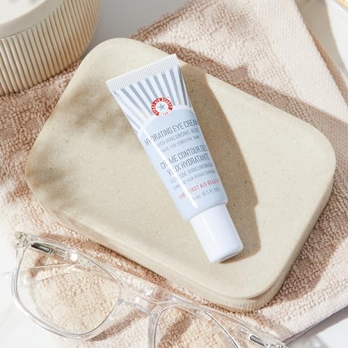 First Aid Beauty - Hydrating Eye Cream with Hyaluronic Acid, Nourishing Eye Cream that Provides 24 hours of Hydration, Hel...