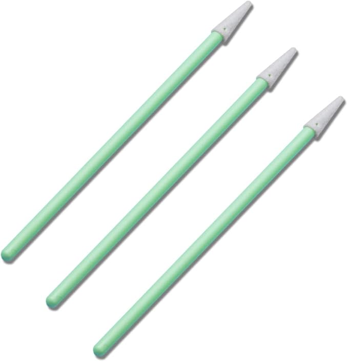 3.0" PCB Board Cleaning Swabs, Cleanroom Lint Free Pointed Foam Tip Swab for Camera, Optical Lens, Electronics, Detailing, Small Hole and Hard-to-Reach Area CK-FS750 (500)