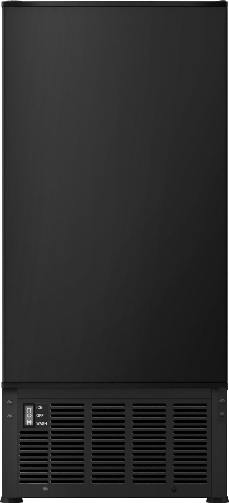 EdgeStar IB450BL 50 Lb. 15 Inch Wide Undercounter Clear Ice Maker - Black Stainless Steel
