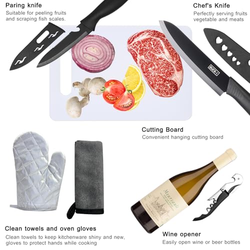 Bsotas Camping Cooking Utensils Set - Camping Utensil Set Car Camping Cooking Essentials Gear for Camp Kitchen Cooking and...