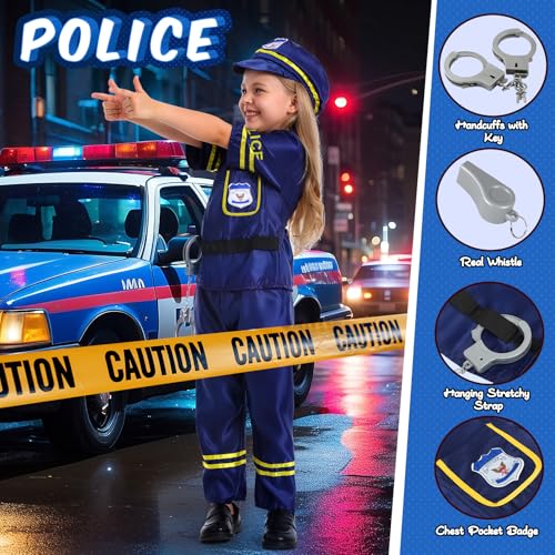 Toddler Dress Up Clothes Boys Dress Up Costumes for Kids Pretend Play, Firefighter, Police, Astronaut, Hero Capes for Kids...