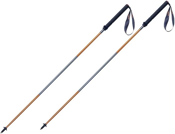 MIIKHI Trekking Poles Collapsible Hiking Pole Pair - EVA Handle 2pc Ultralight Folding Walking Sticks, Lightweight Aluminu...