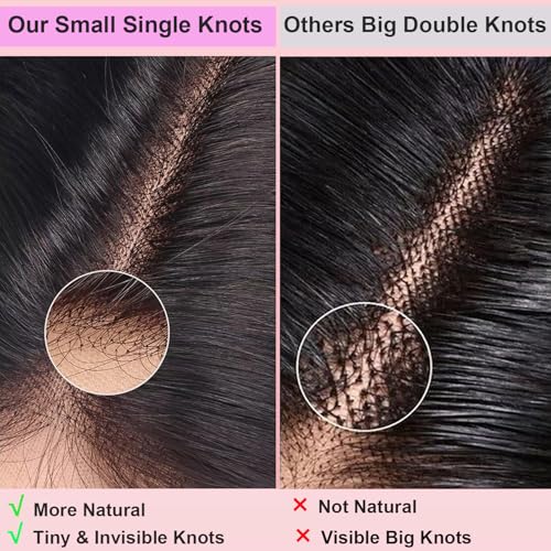 12A Human Hair Bundles 3 Bundles with Closure 14 16 18+12 Inch Body Wave Bundle Human Hair with 5x5 Closure 100% Brazilian Virgin Quick Weave Natural