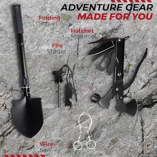 320-Piece Survival Kit | Emergency Gear for Camping, Hiking & Disaster Preparedness | Essential Roadside Emergency Kit | M...