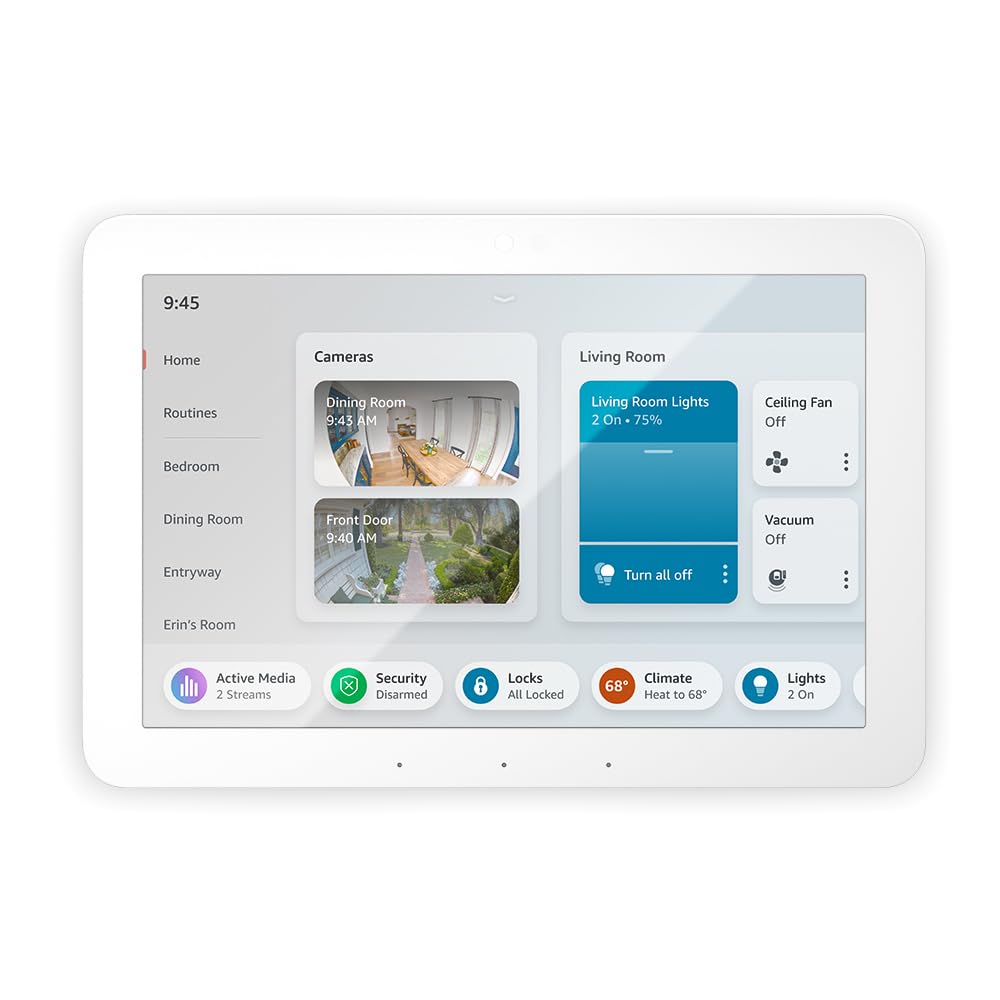 Amazon Echo Hub, 8” smart home control panel, Designed for Alexa+, Compatible with thousands of devices