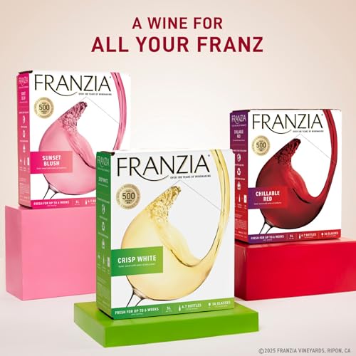 Franzia Crisp, White Wine, 5 Liters