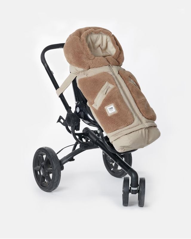 7AM Enfant Stroller & Carseat Footmuff - Adjustable Winter Car Seat & Stroller Zipper Blanket for Boy & Girl, Multi Purpos...