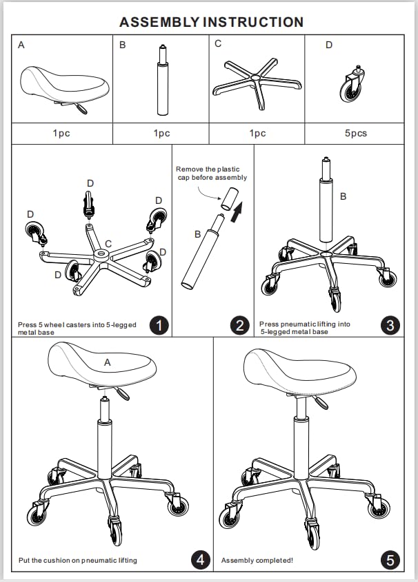 Professional Saddle Stool with Wheels Ergonomic Swivel Rolling Height Adjustable for Clinic Dentist Beauty Salon Tattoo Home Office (Green)