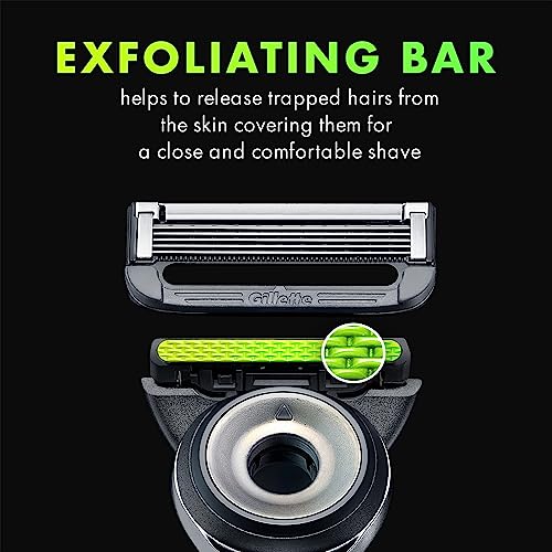 Gillette Labs with Exfoliating Bar by Gillette Mens Razor and Travel Case, Shaving Kit for Men, Storage on the Go, Include...