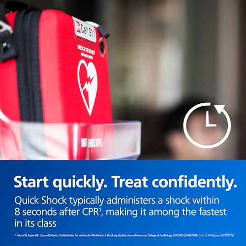 Philips HeartStart Home AED Defibrillator with Training Pads Cartridge, M5068A-C02