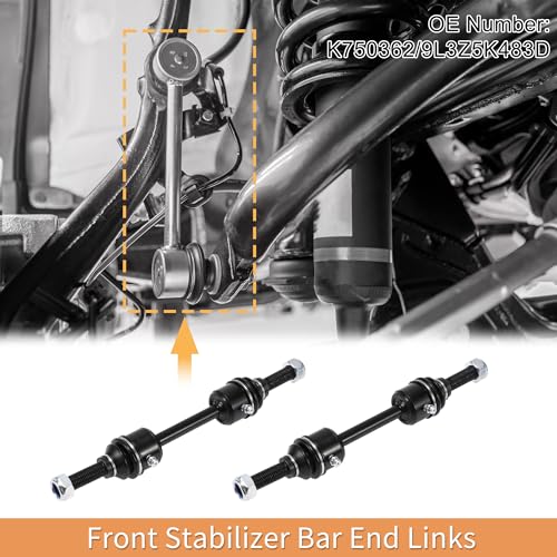 X AUTOHAUX 1 Set Front Sway Bar Links Stabilizer Link Kit with Bushing for Ford F-150 2009-2014 Suspension Kit No.K750362/...