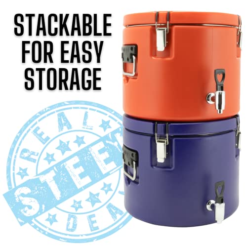 5 Gallon Insulated Beverage Cooler: 5 Gallon Water Dispenser - water dispenser with Stainless Steel Interior and Spout/Spi...