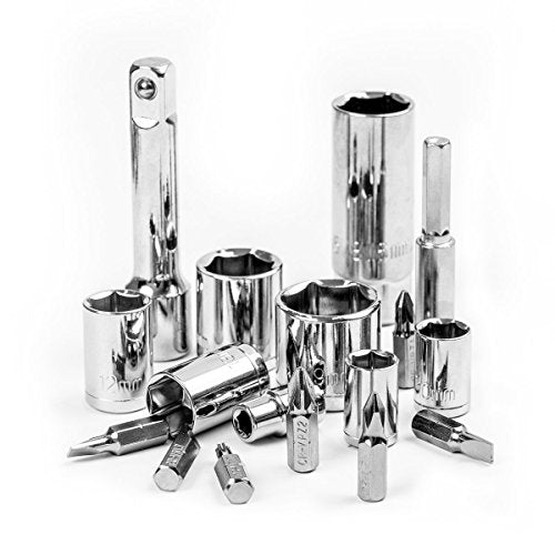 DEKOPRO 228 Piece Socket Wrench Auto Repair Tool Combination Package Mixed Tool Set Hand Tool Kit with Plastic Toolbox Sto...
