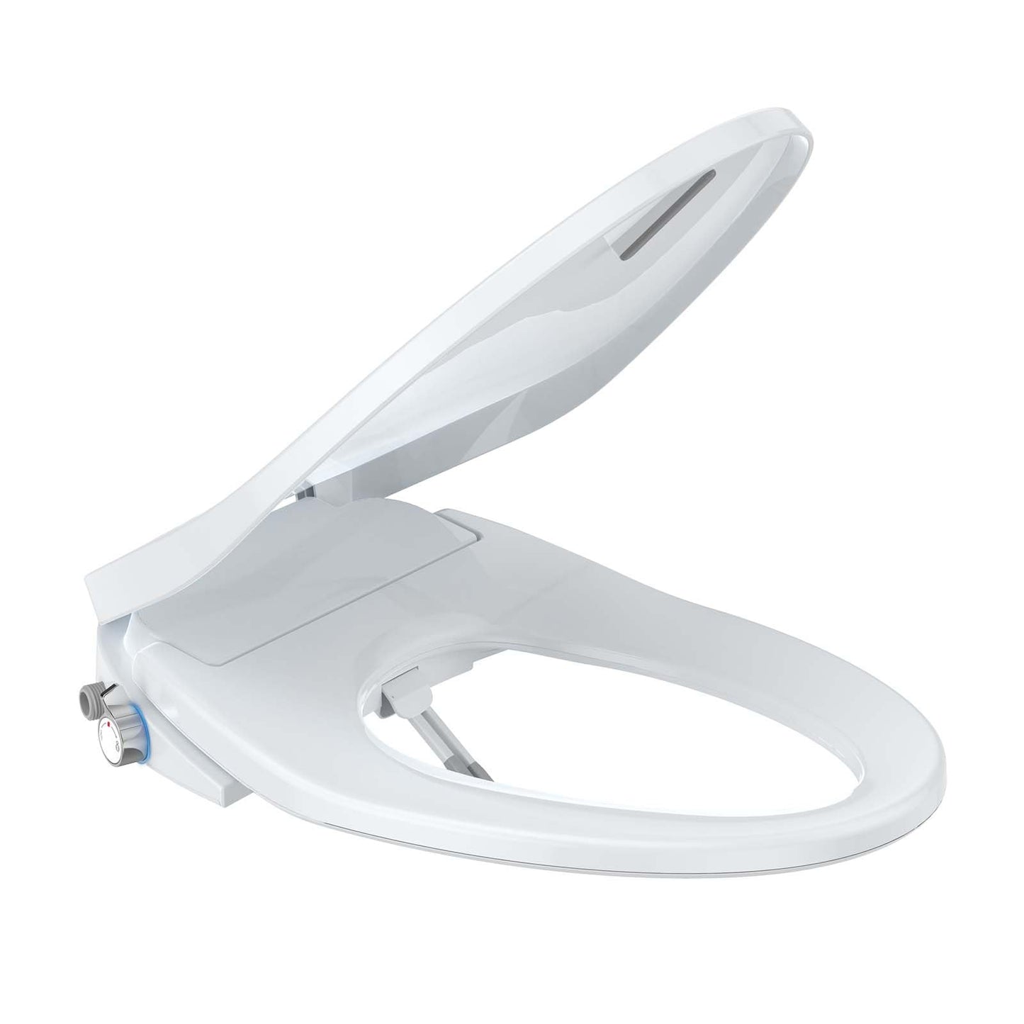 Smart Bidet Seat Elongated with Heated Functions and Gentle Wash Modes, Toilet Seat for Bathroom Comfort and Hygiene, Soft Close Design Easy Install PP Bidet Toilet Seat