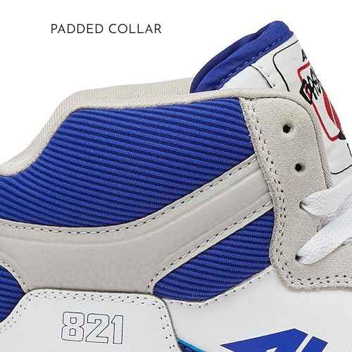 Avia 821 High Top Sneakers for Men, Indoor or Outdoor Mens Basketball Shoes, Size 7 to 16 Retro High Top Shoes Men or Women