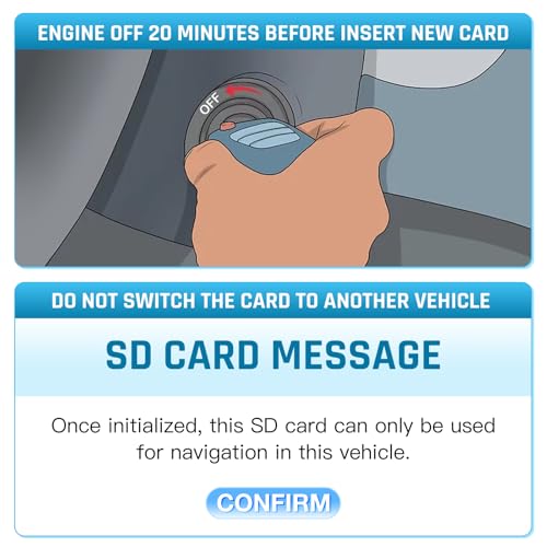 2025 Navigation SD Card Update 86271 0E077 Compatible with Toyota 4Runner Avalon Camry Corolla Highlander Prius Sequoia Si...