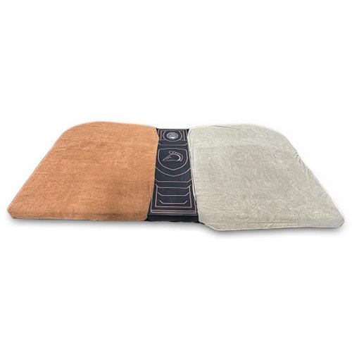 Let's Tie Up Boat Seat Cover | Size (Large) | 2 Count | Sunpad Fitted Seat Cover | Sand | Boat Seat Protection | Heat Dissipating