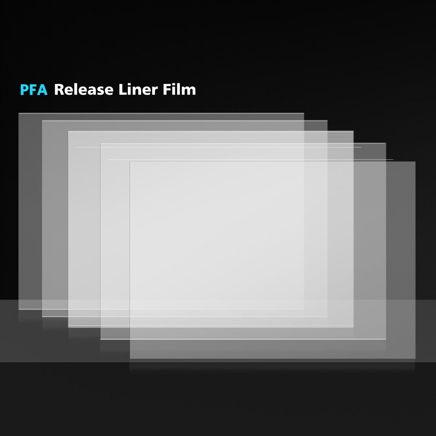ELEGOO 5PCS PFA Release Liner Film for Saturn 2/8K/3/4/4 Ultra/4 Ultra 16K Resin 3D Printer 273x176mm, 0.127mm Thickness with Stronger Release Functionality and 92% Light Transmittance