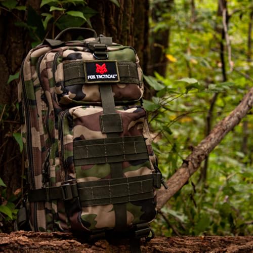 Fox Outdoor Products Medium Transport Pack | 29L Tactical Backpack with Organizer Pockets, MOLLE Webbing & Hydration Sleev...