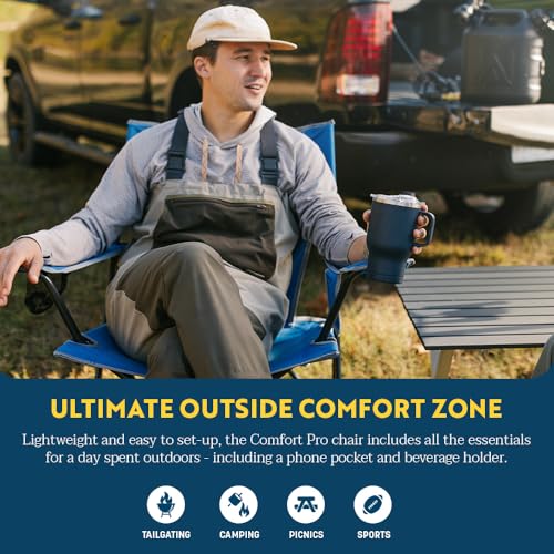 GCI Outdoor Comfort Pro Chair, Heathered Pewter Gray