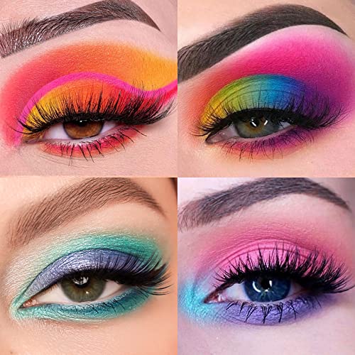 Tintark 30 Colors Makeup Eyeshadow Palette for Beauty & Matte Metallic Shimmer Pearl Glitter Eye Shadow Pallet & Rainbow C...
