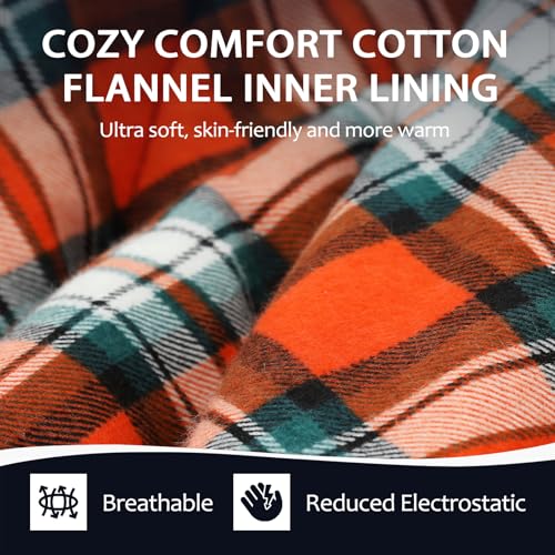 Cotton Flannel Sleeping Bag for Adults,4 Season Extra Big&Tall XXL Portable Sleeping Bag for Winter Cold Weather,Camping S...