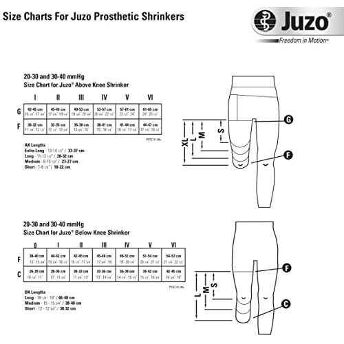 Juzo 3511FGSHA V 8-20cm Above Knee Shrinker - Hip Attach