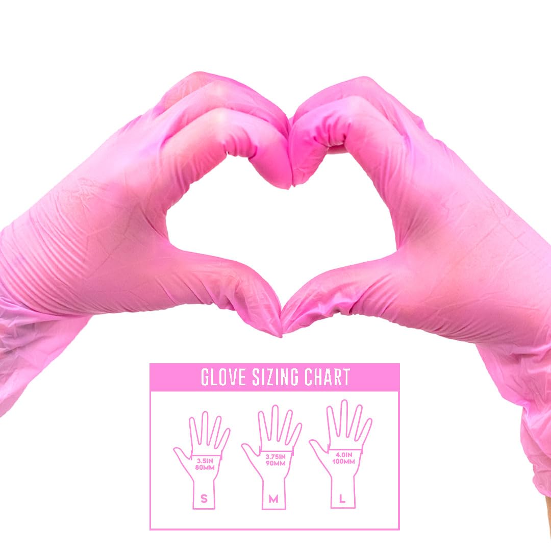 Colortrak Disposable Gloves, 10 Boxes (1000 Count) Single-Use, Powder Free Vinyl, Latex-Free, Sanitary Hair Stylist/Barber Glove