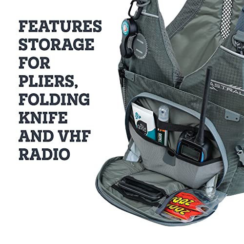 Astral Sturgeon Life Jacket - High-Ventilation USCG Type III PFD Adult Life Vest for Fishing and Touring