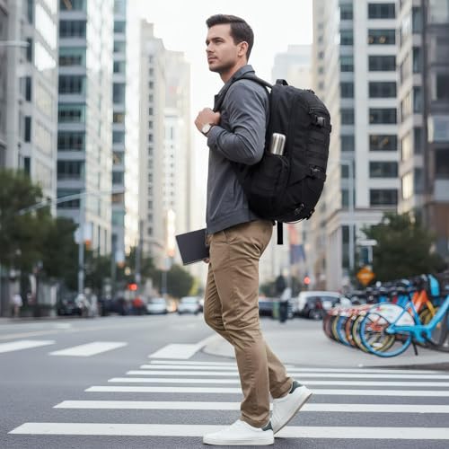 Fortune Edge 35L Tactical Backpack for Men, MOLLE Military Bug Out Bag, Waterproof Rucksack for Hiking with Hydration Port...
