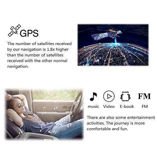 AWESAFE GPS Navigator for Car Truck RV with Bluetooth, Latest 2025 Map 7 inch Touch Screen GPS for Car, Vehicle GPS with S...