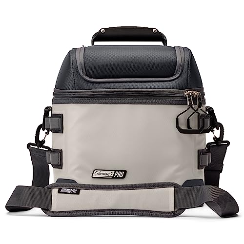 Coleman Pro 16-Can Premium Soft Cooler Lunchbox, Fully Insulated Lid & Body Stays Cold up to 30 Hours, Great for Camping, ...