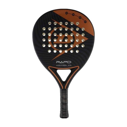 Dunlop Sports Rapid Control 4.0 Padel Racket, Black/Bronze