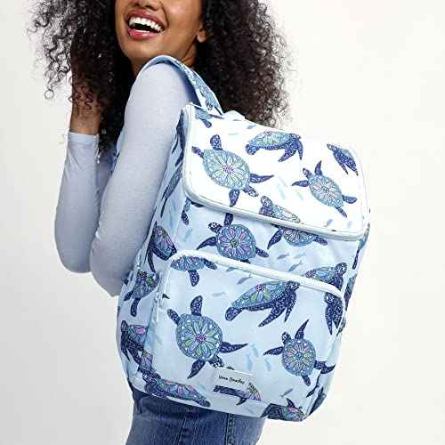 Vera Bradley Recycled Ripstop Cooler Backpack, Flamingo Party, One Size
