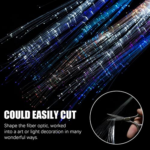 15 Pack Led Light Up Fairy Hair Accessories Braid Extension Clips for Women Girls, Glow in the Dark Party Favors Supplies ...