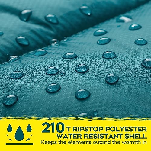 Bessport Sleeping Bag Winter | Flannel Lined 18℉ - 32℉ Extreme 3-4 Season Warm & Cool Weather Adult Sleeping Bags Large | ...