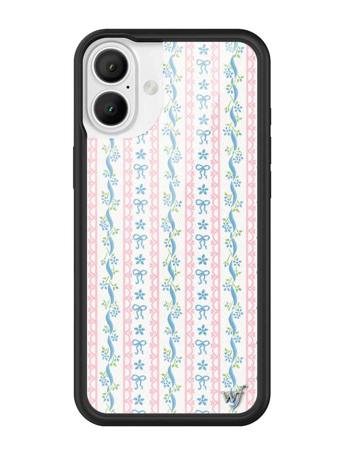Wildflower Cases - Compatible With Iphone 16 Plus | Protective Black Bumper, 4Ft Drop Test Certified, Women Owned Small Business